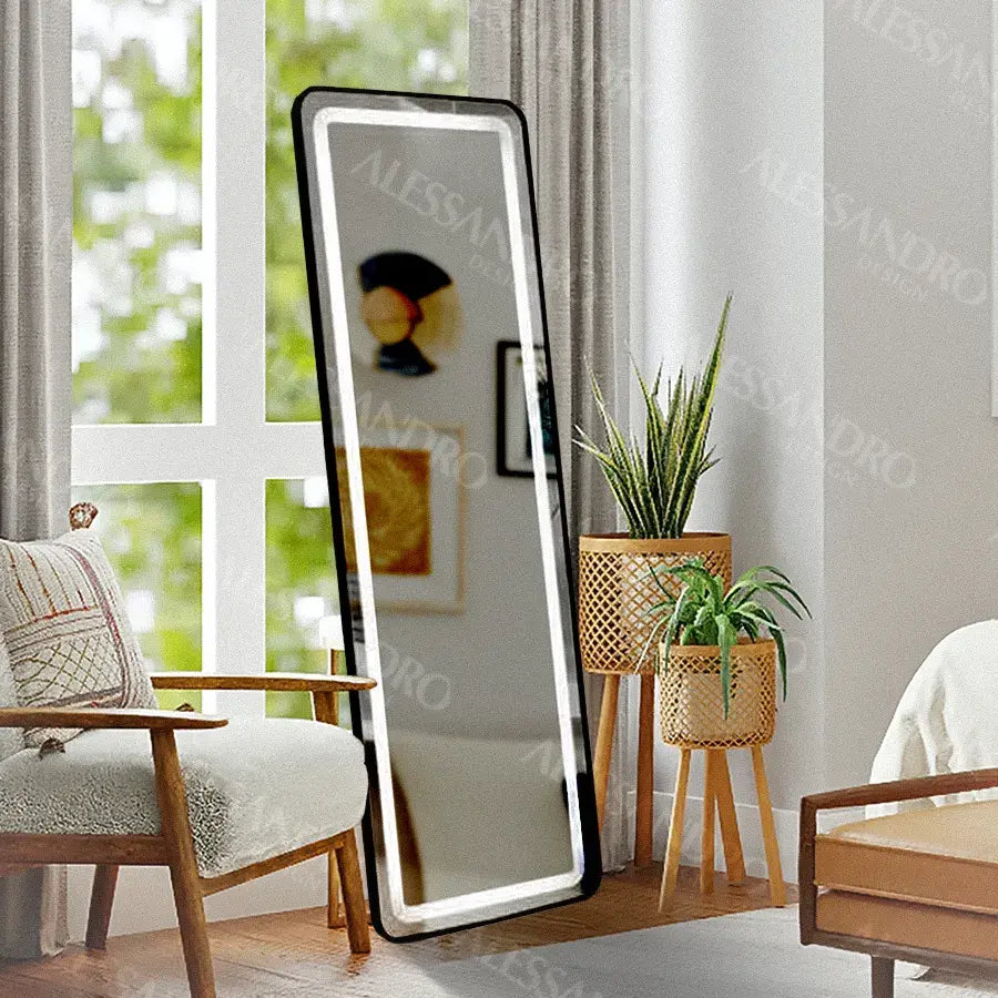 Obdélníkové LED zrcadlo, 45x140cm, Marcello Touch, Toaletní zrcadlo Toaletní zrcadla Výchozí název Alessandro Design