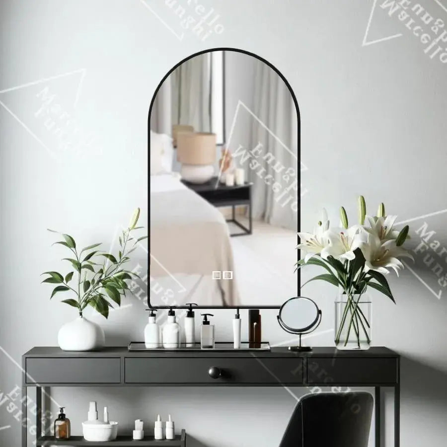 Oválné LED zrcadlo 50x80cm Renya Touch Marcello, Odmlžovací systém, Stmívatelná zrcátka Marcello Výchozí název Alessandro Design