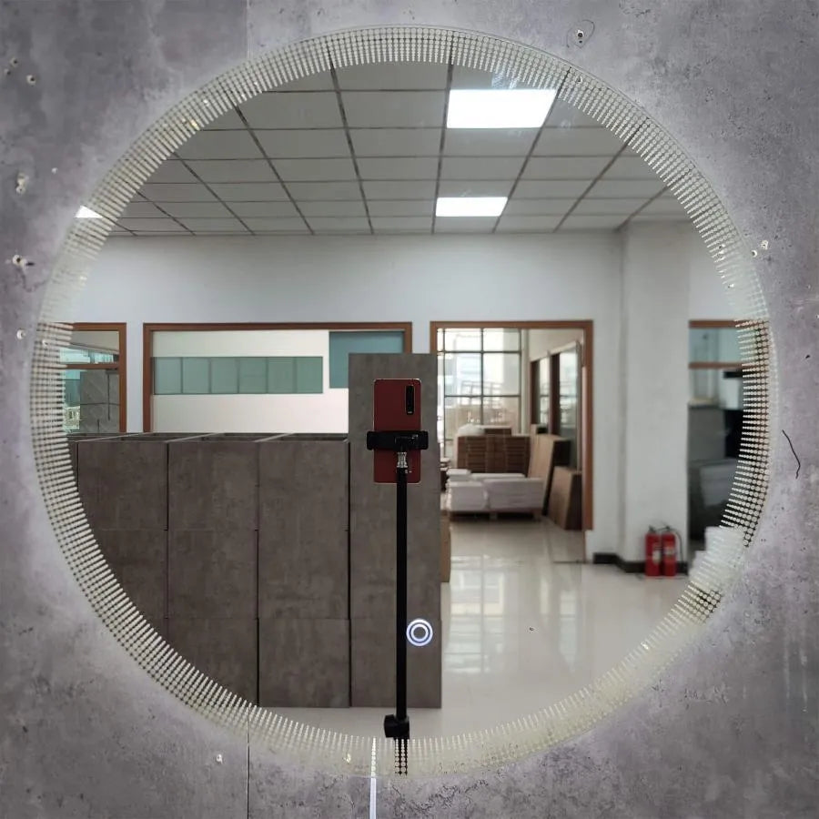 LED kulaté zrcadlo, 60 cm, Lumino Touch, Demister System LED koupelnové zrcadlo a Demister Výchozí název Alessandro Design