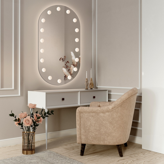 Zrcadlo LED Touch Infinitium Demister System 60X80cm Zrcadla Korman E Výchozí název Alessandro Design