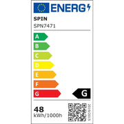 Zapuštěný LED panel 48W Teplá bílá Výchozí název Alessandro Design
