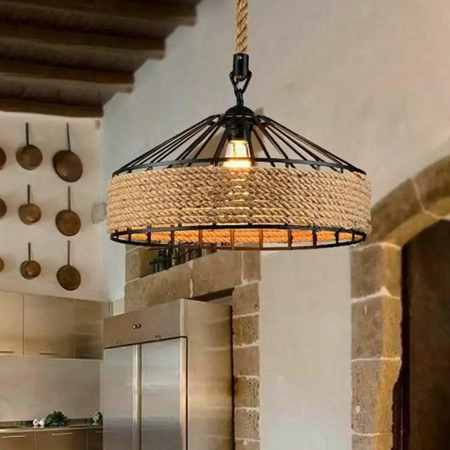 Anthony Lustr, 1x E27 Žárovka, Černé Vintage Lustry Výchozí název Alessandro Design