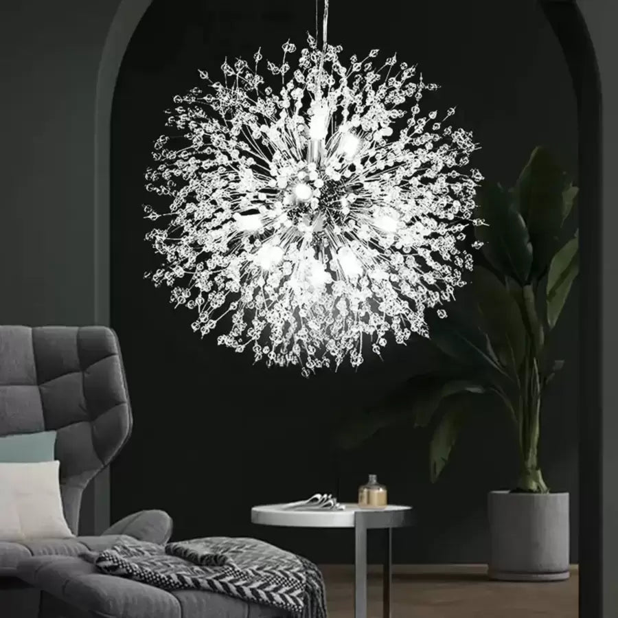 Ricky Crystal Přívěsek 12x G9 Silver Moderní svícen Výchozí název Alessandro Design