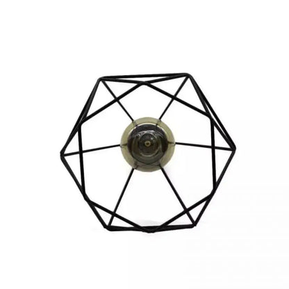 Lustr ve tvaru diamantu, STRUCTURE, 3xE27, černý, kovové průmyslové lustry Výchozí název Alessandro Design