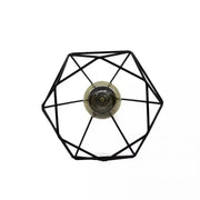 Lustr ve tvaru diamantu, STRUCTURE, 3xE27, černý, kovové průmyslové lustry Výchozí název Alessandro Design