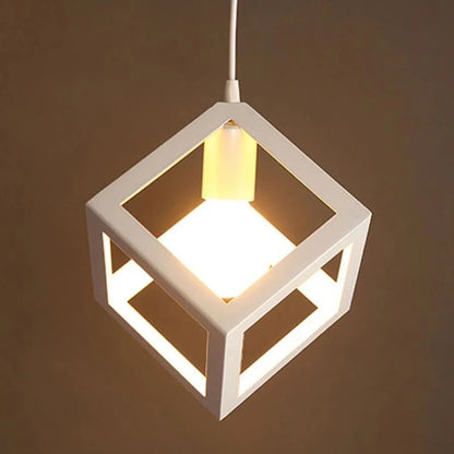 Luster Form Cube, STRUKTUR Cluster, 3xE27, White, Metal Luster Industrial Default Title Alessandro Design