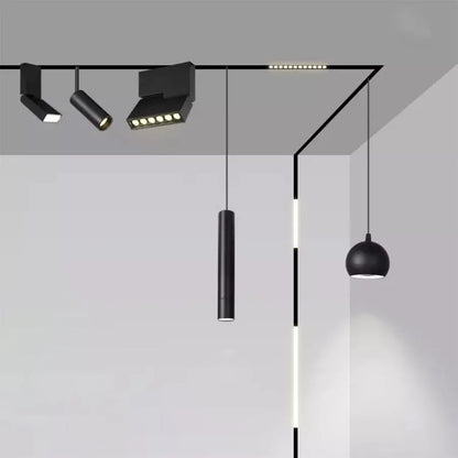 LED magnetický přívěsek, 7W, neutrální světlo, černá LED Produkty Výchozí název Alessandro Design