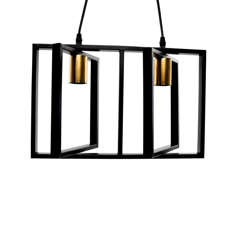 Přívěsek Patrisi 2x E27 Black Luster Industrial Default Title Alessandro Design