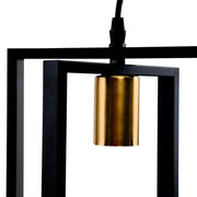 Přívěsek Patrisi 2x E27 Black Luster Industrial Default Title Alessandro Design