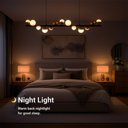 Aurion 29W akrylový LED závěsný lustr s dálkovým ovládáním, stmívatelný, černé zlato, kovové a akrylové LED lustry s dálkovým ovládáním Výchozí název Alessandro Design