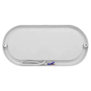 LED stropní svítidlo FANTAS oválné 8W 17cm bílé venkovní IP65 LED stropní svítidla Výchozí název Alessandro Design