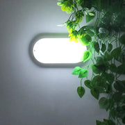LED stropní svítidlo FANTAS Oval 15W 20cm Bílé Exteriér IP65 Výchozí název Alessandro Design