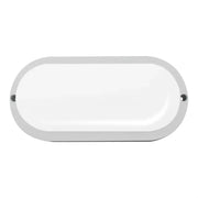 LED stropní svítidlo FANTAS Oval 15W 20cm Bílé Exteriér IP65 Výchozí název Alessandro Design