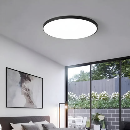 SOLIS LED stropní světlo 27cm 20W studené světlo, černá LED stropní světla Výchozí název Alessandro Design