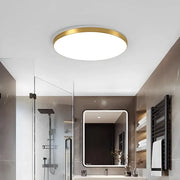 LED stropní světlo SOLIS 27cm 20W Cold Light Gold stropní LED svítidla Výchozí název Alessandro Design