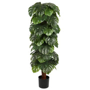 Monstera deliciosa Umělá rostlina, bez květináče, 180 cm Zelená Výchozí název Alessandro Design