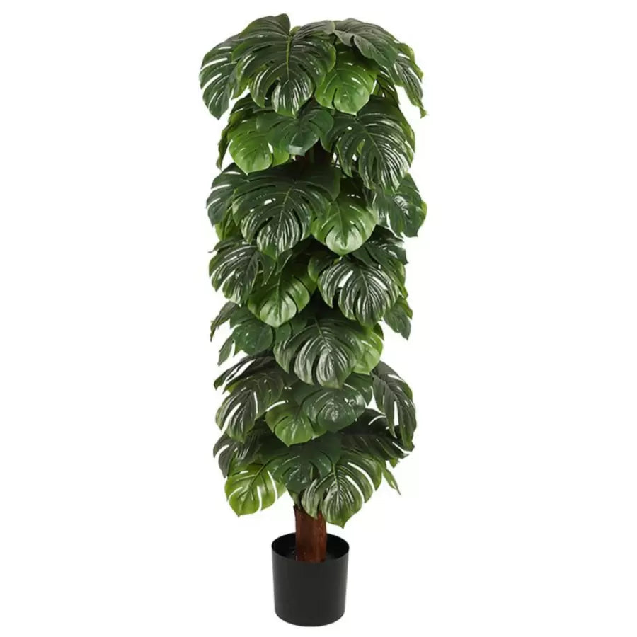 Monstera deliciosa Umělá rostlina, bez květináče, 180 cm Zelená Výchozí název Alessandro Design