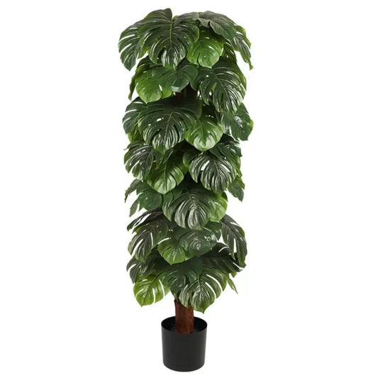 Monstera deliciosa Umělá rostlina, bez květináče, 180 cm Zelená Výchozí název Alessandro Design