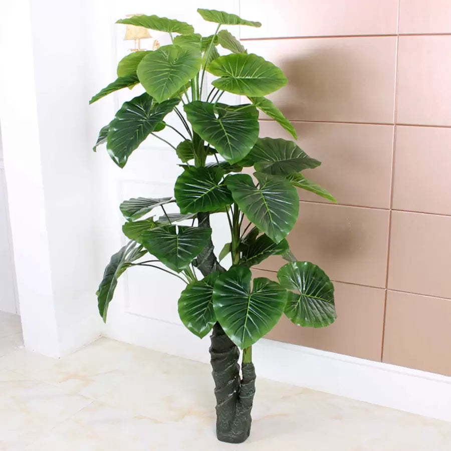 Umělá rostlina Alocasia odora, bez květináče, 150 cm Zelená Umělé pokojové rostliny Výchozí název Alessandro Design