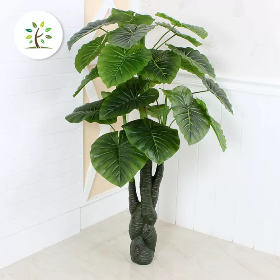 Umělá rostlina Alocasia odora, bez květináče, 150 cm Zelená Umělé pokojové rostliny Výchozí název Alessandro Design