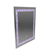 Obdélníkové LED zrcadlo, 60x80cm, Deco Frame Basic Touch