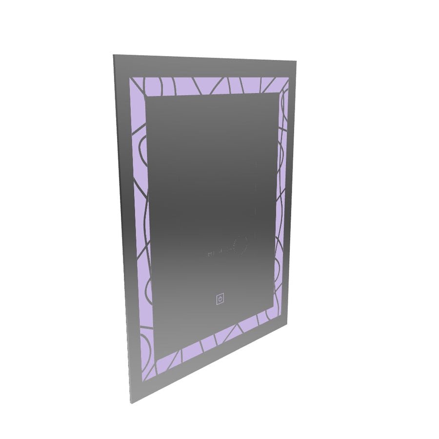 Obdélníkové LED zrcadlo, 60x80cm, Deco Frame Basic Touch