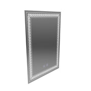 Obdélníkové LED zrcadlo, 60x80cm, Touch Vivido, Demister System, Stmívatelné