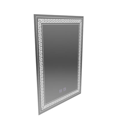 Obdélníkové LED zrcadlo, 60x80cm, Touch Vivido, Demister System, Stmívatelné