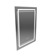 Obdélníkové LED zrcadlo, 50x70cm, KOVEN Touch, Demister System, Stmívatelné