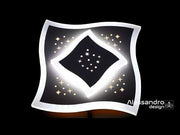 LED lustr MANDI 20W, Průměr 20W, Studené světlo, 6000K, Bílá