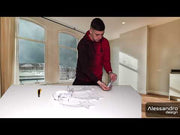 LED lustr s dálkovým ovládáním IPOMOEA 51W, 3 hvězdičky, studené/teplé/neutrální světlo, stmívatelné, bílá, kov a akryl