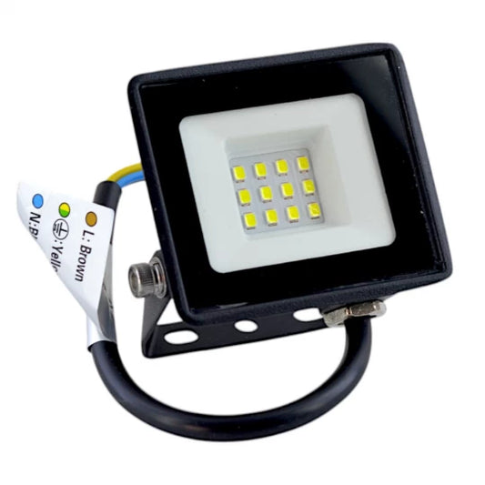 Proiector LED 10W 6000K IP65 220-230V 12 surse Carcasa Negra Metalica Produse LED Default Title Alessandro Design