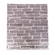 Sada 10x samolepicí 3D tapety Šedé měkké pěnové cihly, 77 cm x 70 cm x 6 mm 3D tapeta Výchozí název Alessandro Design