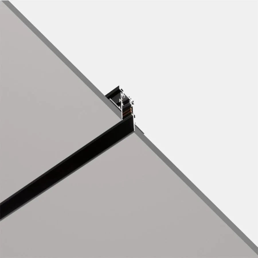 Zapuštěná dráha pro magnetické projektory, 2m, černá LED Produkty Výchozí název Alessandro Design