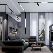 Zapuštěná dráha pro magnetické projektory, 2m, černá LED Produkty Výchozí název Alessandro Design