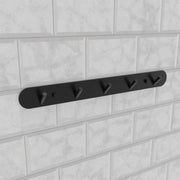 Držák na ručník a koupelnové doplňky 37cm hliníková černá Výchozí název Alessandro Design
