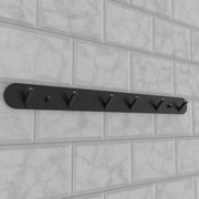 Držák na ručník a koupelnové doplňky 45cm hliníková černá Výchozí název Alessandro Design