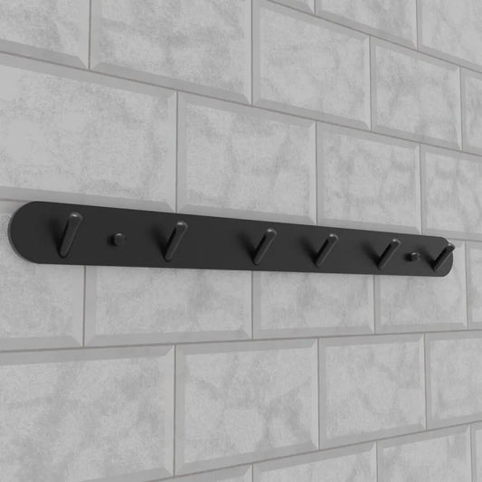 Držák na ručník a koupelnové doplňky 45cm hliníková černá Výchozí název Alessandro Design