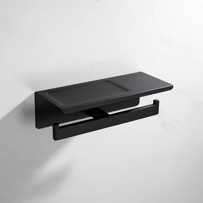 Dvojitý držák na toaletní papír s držákem na telefon/černý parfém GJ603 držák na toaletní papír Výchozí název Alessandro Design