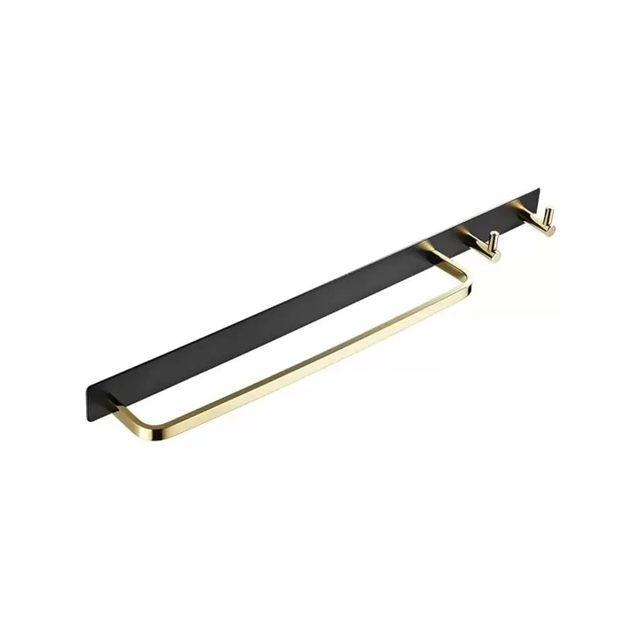 Držák na ručník a koupelnové doplňky Black Gold Držák na ručník GJ621 Výchozí název Alessandro Design