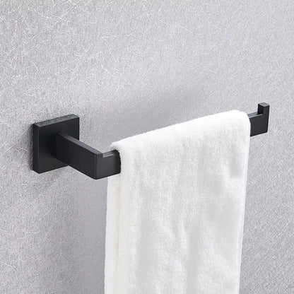 Černý držák na ručníky GJ628 držák na ručníky Výchozí název Alessandro Design