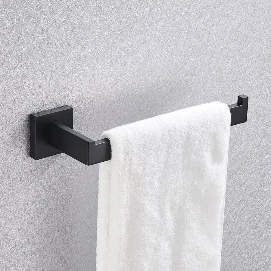 Černý držák na ručníky GJ628 držák na ručníky Výchozí název Alessandro Design