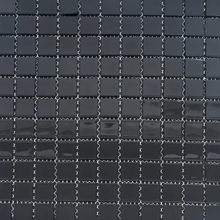 Samolepící 3D tapeta, 30 cm*30 cm*0,3 cm, sklo, černá Výchozí název Alessandro Design