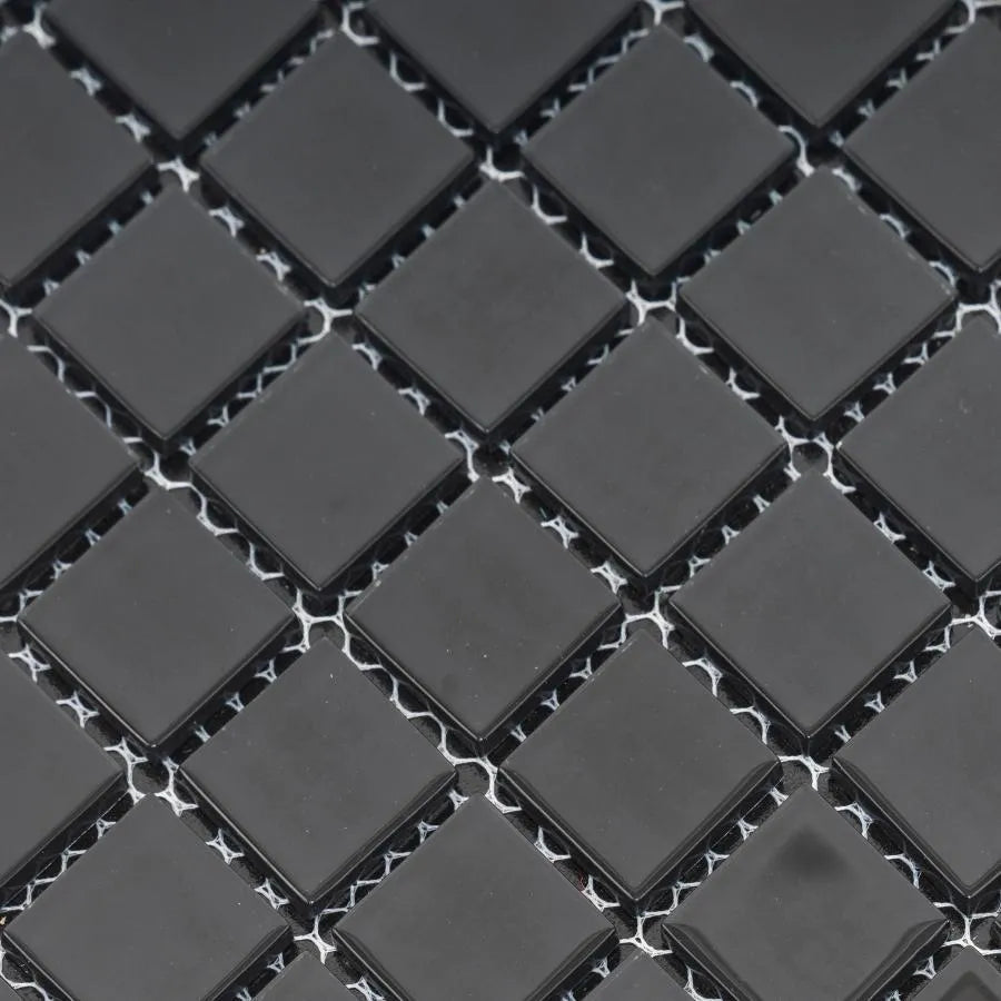 Samolepící 3D tapeta, 30 cm*30 cm*0,3 cm, sklo, černá Výchozí název Alessandro Design