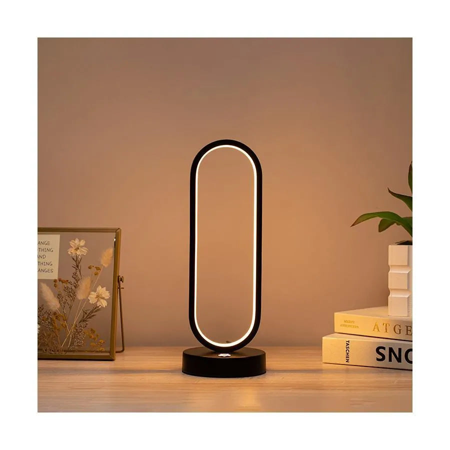 LED lampa Creatoris, 30W, studené/teplé/neutrální světlo, kov a akryl, černá lampy a lampy Výchozí název Alessandro Design
