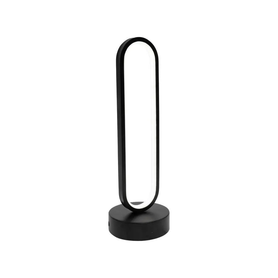 LED lampa Creatoris, 30W, studené/teplé/neutrální světlo, kov a akryl, černá lampy a lampy Výchozí název Alessandro Design