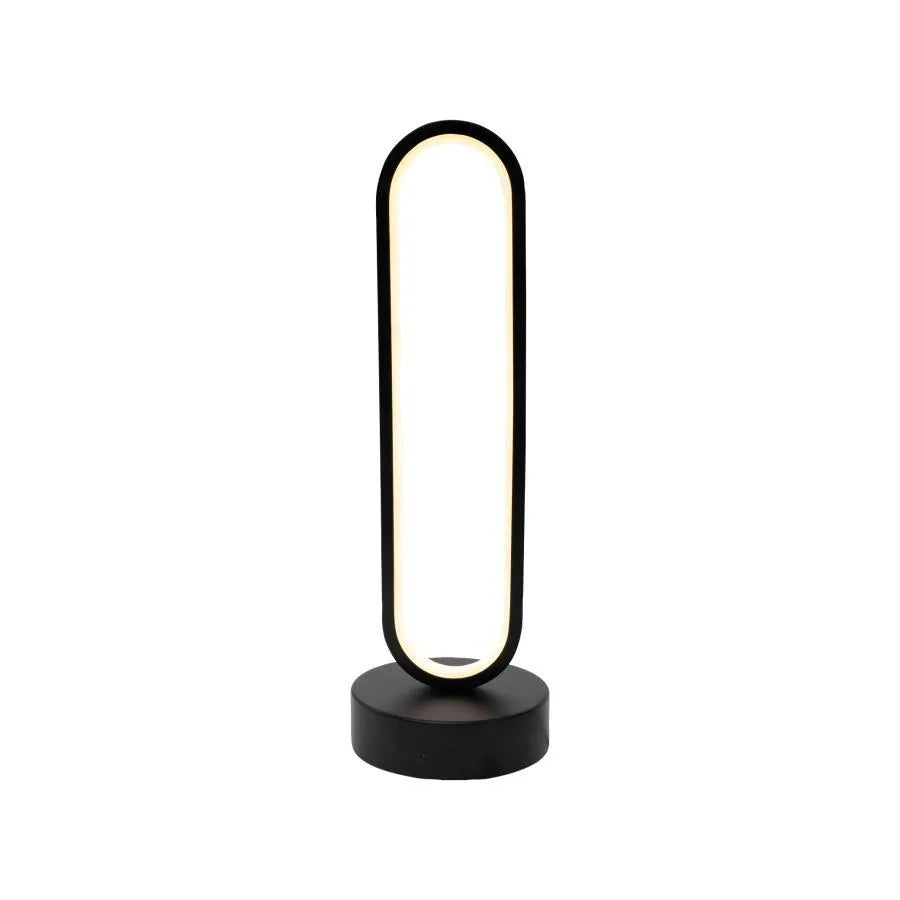 LED lampa Creatoris, 30W, studené/teplé/neutrální světlo, kov a akryl, černá lampy a lampy Výchozí název Alessandro Design