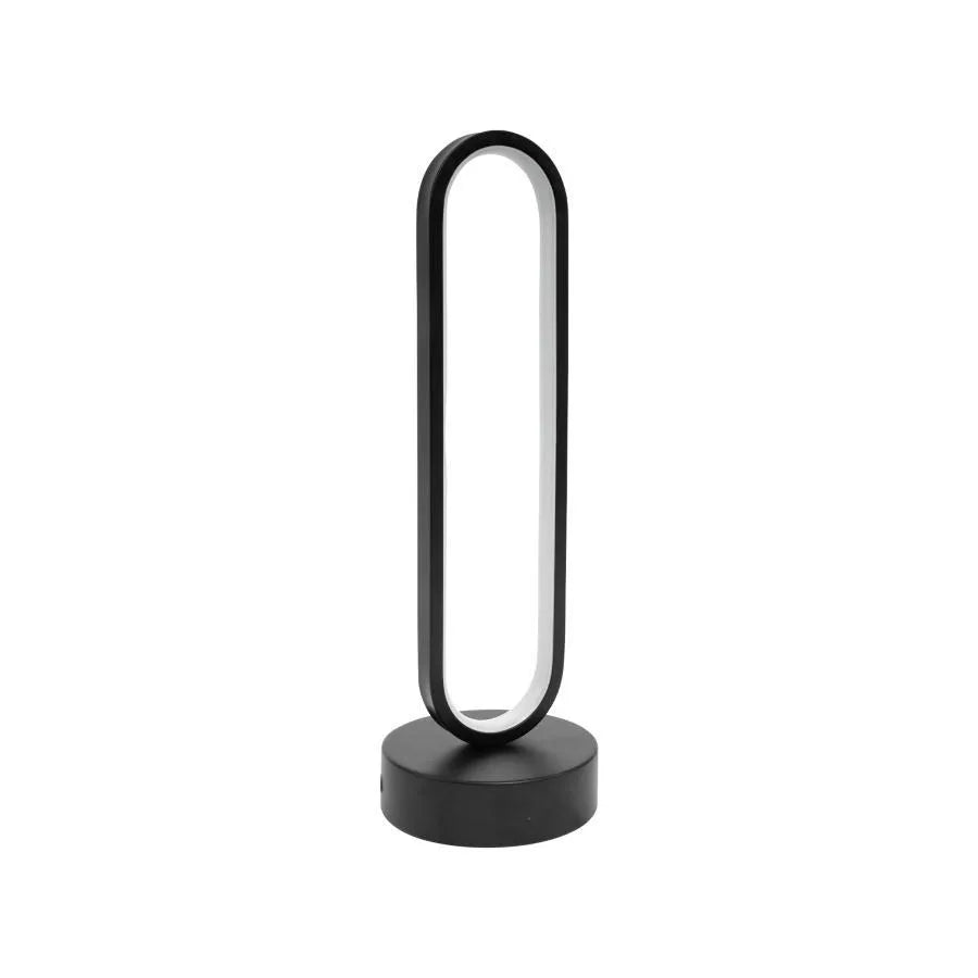 LED lampa Creatoris, 30W, studené/teplé/neutrální světlo, kov a akryl, černá lampy a lampy Výchozí název Alessandro Design