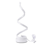 Veioza LED Genom, 24W, studené/teplé/neutrální světlo, plast a kov, bílá Veioze & Lampadare Výchozí název Alessandro Design