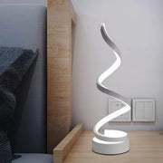 Veioza LED Genom, 24W, studené/teplé/neutrální světlo, plast a kov, bílá Veioze & Lampadare Výchozí název Alessandro Design
